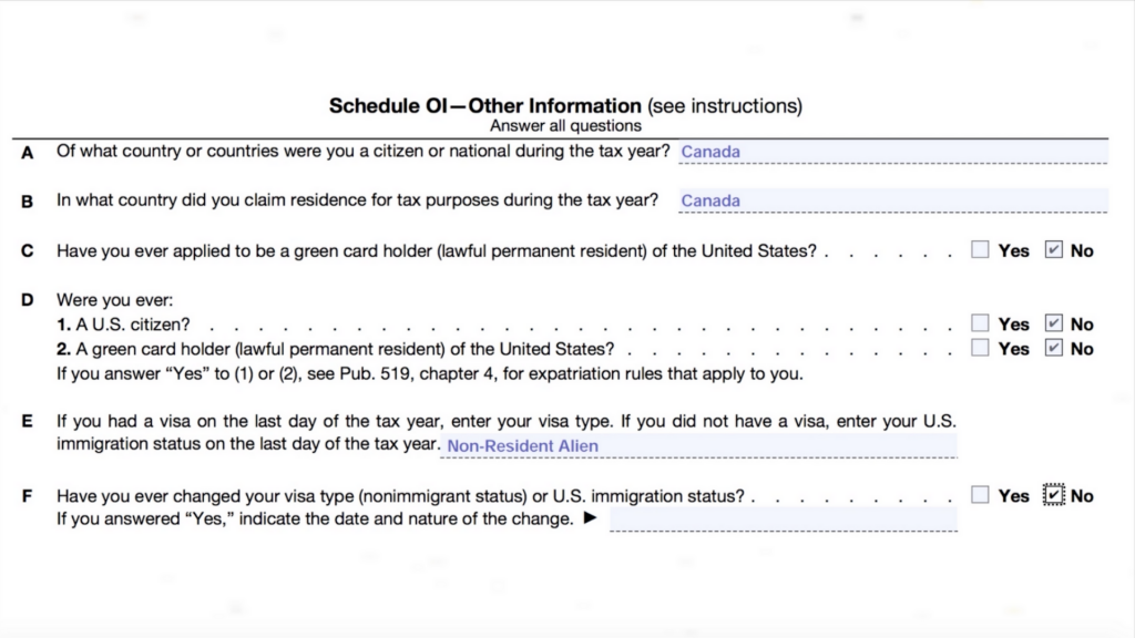 Part 1 - How to Prepare a 1040 NR Return for Rental Properties in the U.S. step-8-1