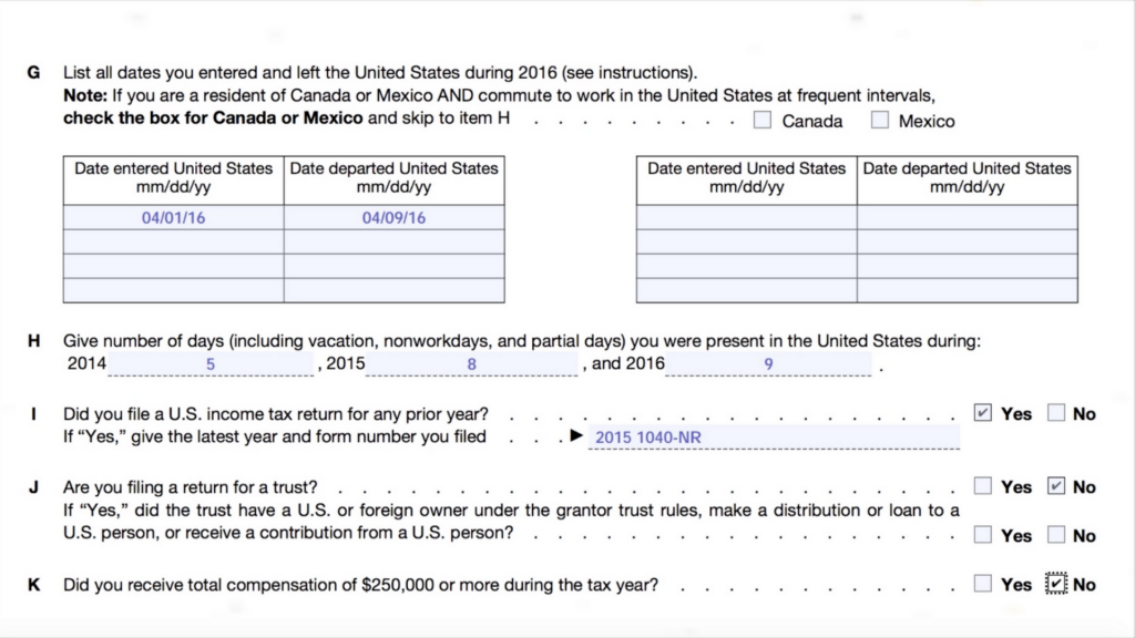 Part 1 - How to Prepare a 1040 NR Return for Rental Properties in the U.S. step-8-2