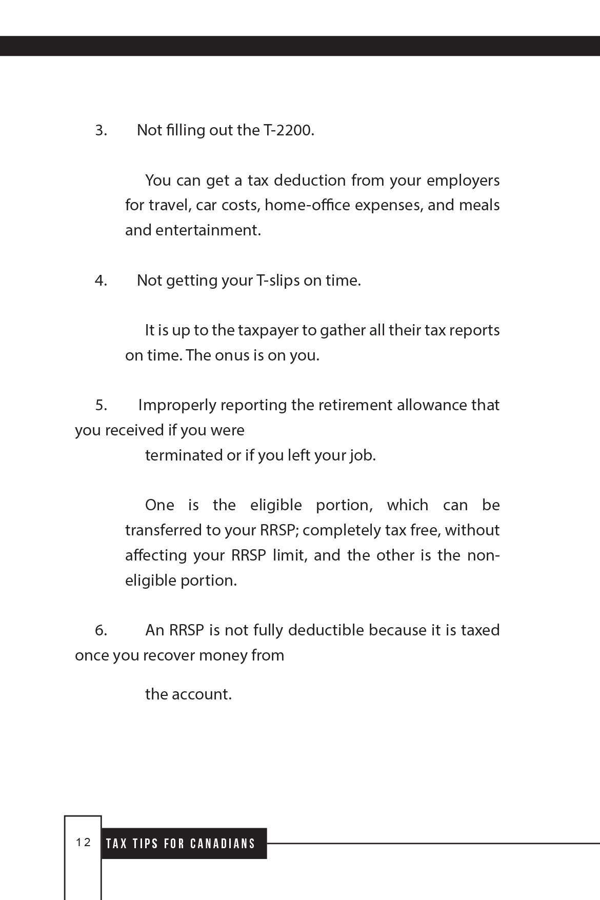 6 of the most common personal tax mistakes, tax tips for Canadians