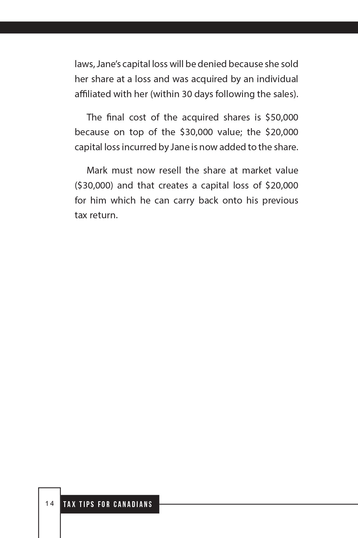 Transferring capital losses to a spouse, tax tips for Canadians