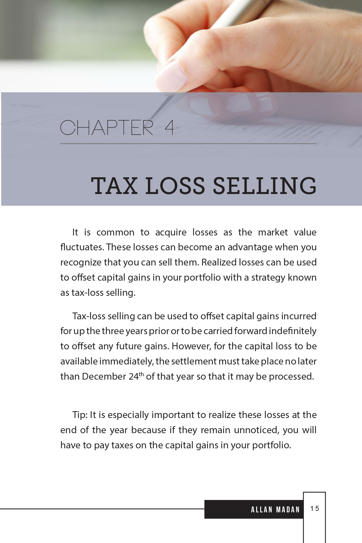 Tax loss selling, tax tips for Canadians
