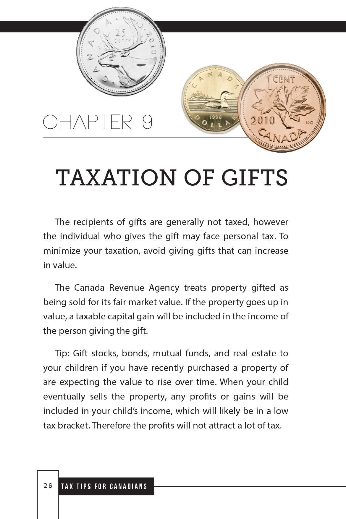 Taxation of gifts, tax tips for Canadians