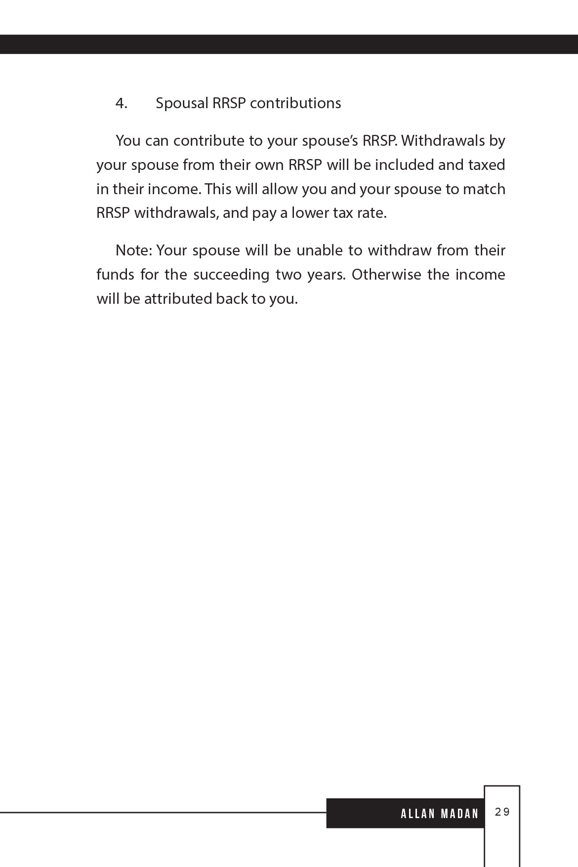 Income splitting with spouse, tax tips for Canadians