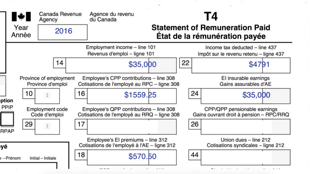 How to Prepare a T4 Slip in 12 Easy Steps Madan CPA